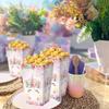 Unicorn Popcorn Box Candy Box Unicorn Happy Birthday Party Decoration Kids Wedding Birthday Party Supplies Baby Shower Decor
