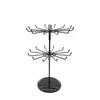 Rotating Desktop Jewelry Display Rack with Free Shipping - Keychain, Bracelet, Mobile Pendant Storage.