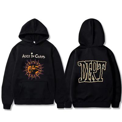 Rock Band Alice in Chains Dirt Merch Hoodie Mannen Vrouwen 90s Gotische Punk Pop Muziek Pullover Hoodies Heren Oversized Hooded Trainingspak