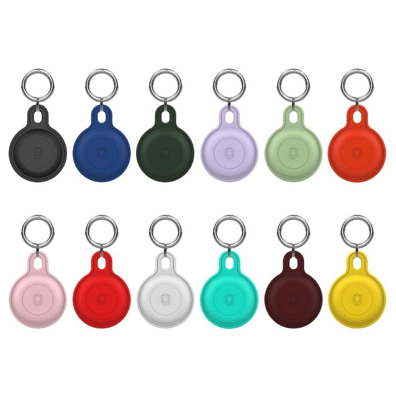 Tracker Holder for  Case Waterproof Silicone Case with Keychain, Shockproof & Dustproof Locator Holder