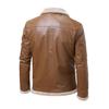 Explosive fur integrated men's coat thickened fur jacket imitation leather jacket batch