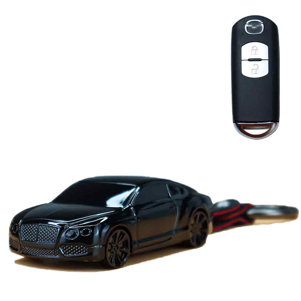 

Чехол для ключа Чехол для смарт-ключа Чехол для ключа Чехол для смарт-ключа Брелок Чехол для ключа в форме автомобиля [Neueins] (Mazda) чёрный