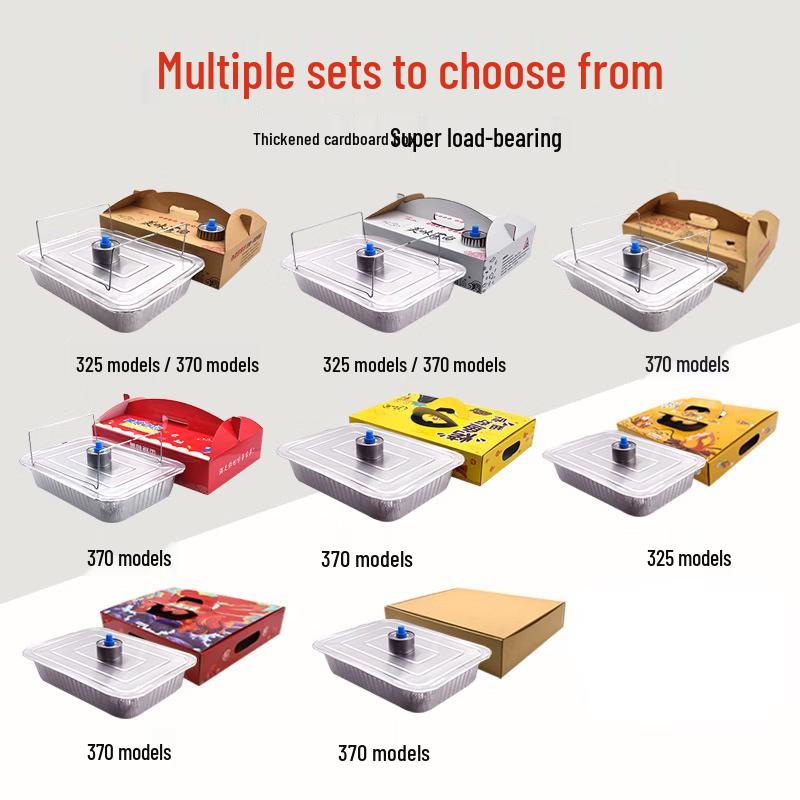 Handun Portable Aluminum Foil Grill Pan Kit