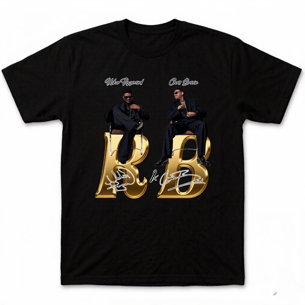 

Chris Brown Uther Tour Printed Luxury Tshirts for Unisex and Women Ginza Shortsleeved Tops Fan Gifts 2XL