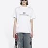 Women'ss Bb Pixel Medium Fit T Shirt White 612965TKVI79040