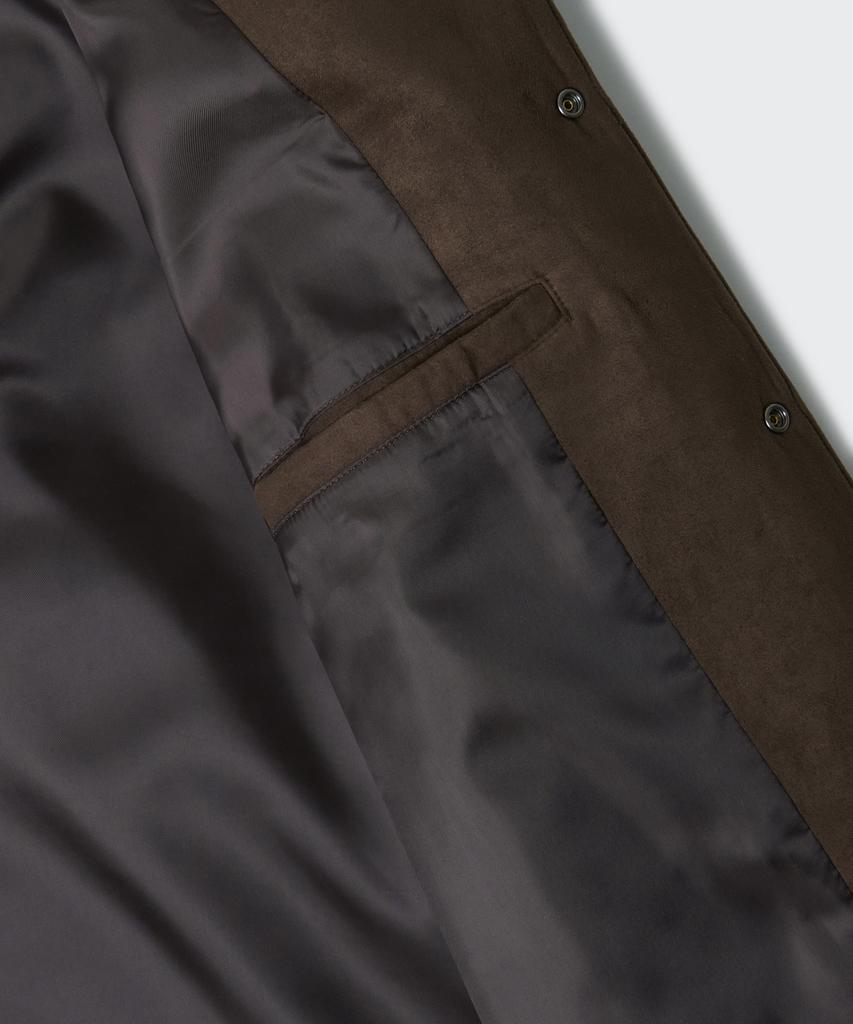 Musinsa Standard Synthetic Suede Trucker Jacket [Brown]