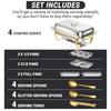 Chafing Dishes for Buffet 8 Qt High Grade Chafing Dish Buffet Set Rolled-Edge Design Food Warmers for Parties Buffet Wedding Bi