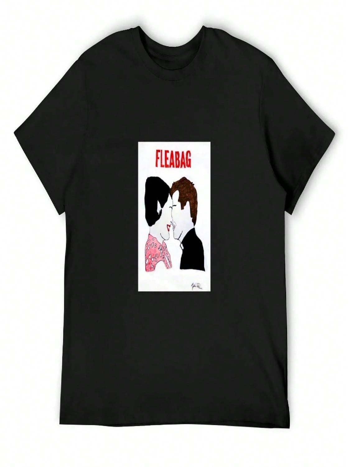 Fleabag It ll Pass T-Shirt Oversized Graphics Black T-Shirts For unisex S разноцветный