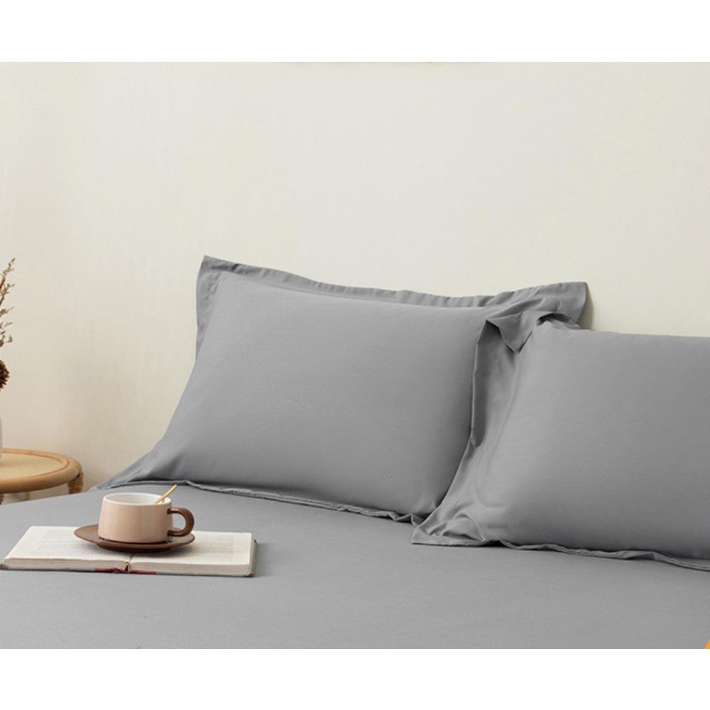 1PC Solid Color Abraded Single Bed Hat Comfortable Skin-friendly Cotton Single Double Bed Cover Sheet Dust Protection Bedding