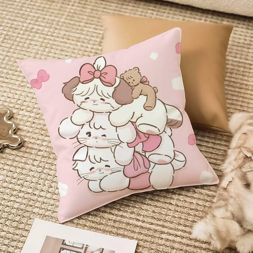 Mikko Illustrations Pillow Case Anti-Dustmite Invisible Zipper Sofa Bed