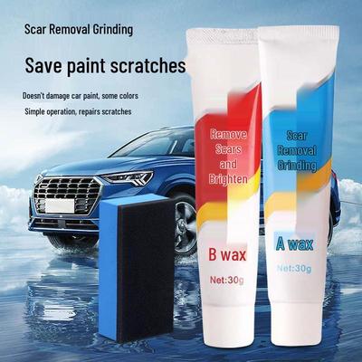 Líquido para Reparar Arañazos de Coche: Cera de Limpieza Profunda, Pulido y Brillo para Rayones Blancos