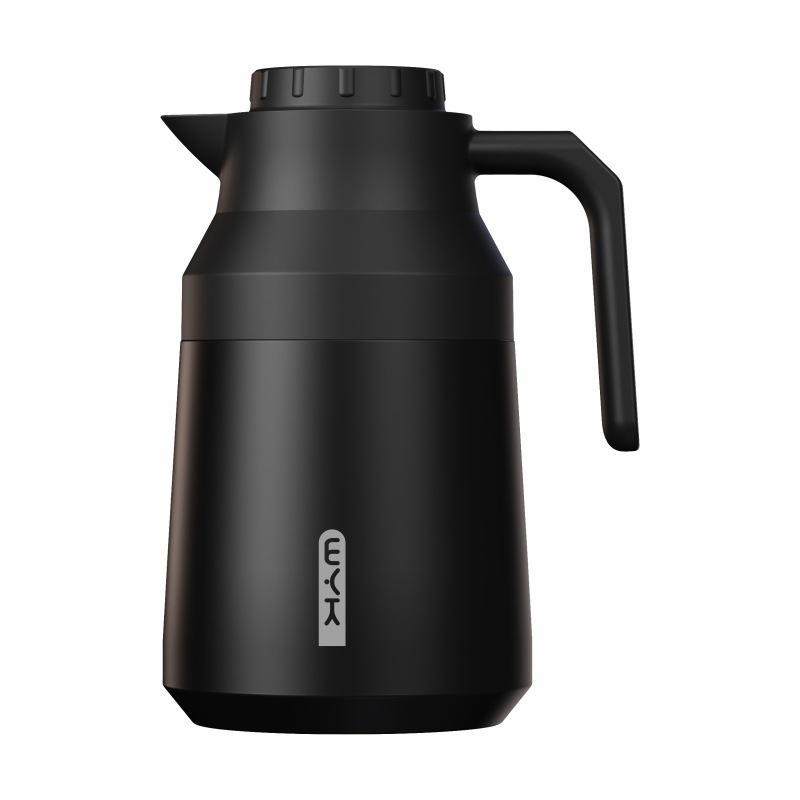 

304 Stainless Steel Insulated Thermos Flask - 36H Temperature Lock, Outdoor Hot Water Bottle, Large Capacity, Portable Household Use. 2.0L чорний