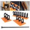 Auto Dellen Ausbeulwerkzeug Set Karosserie Lackfreies Klebe Reparaturwerkzeug 90° Biegbares Zuschneidbares Block-Kit Zubehör Motorrad Universal