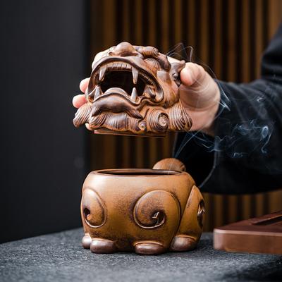 Kreativer Keramik SuanNi Räuchergefäß/Zen Räucherspiralenhalter Tempel Verehrung Haushalt Teetisch Dekoration Religiöse Artikel