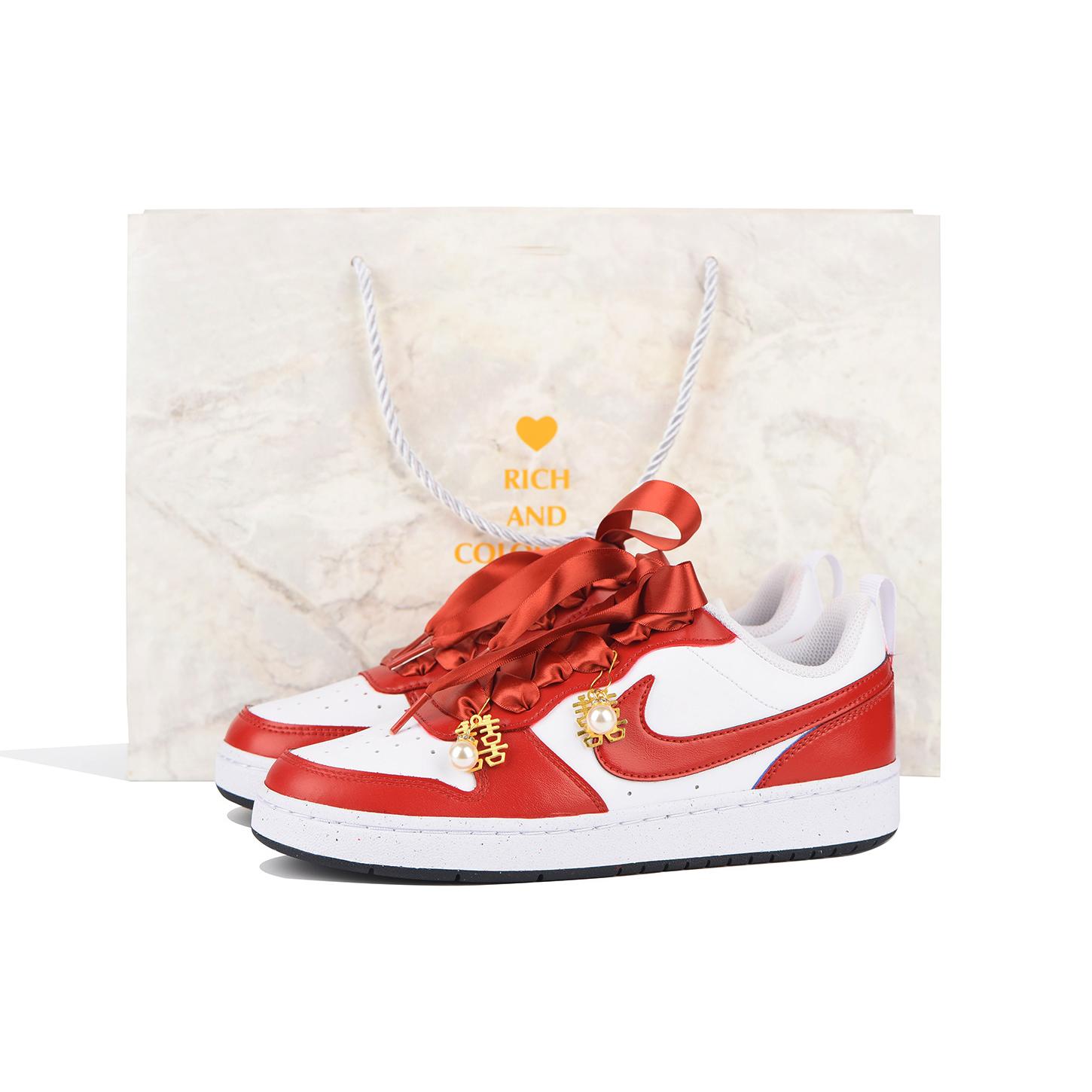 

Nike Court Borough Low top Skateboard Shoes GS True Red DV5456-108(Team32-SBOX) 38