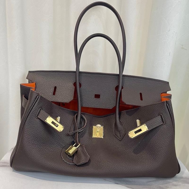 Grenzüberschreitender Trend Tasche kurze Version übergroße tragbare Schultertasche TOGO erste Schicht Rindsleder großes Fassungsvermögen Riesenpackung