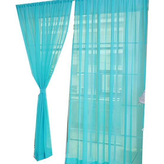 

Легкие прозрачные ламбрекены для дверей, окон, занавесок, драпировок, прозрачных, для дома, свадьбы озеро синий