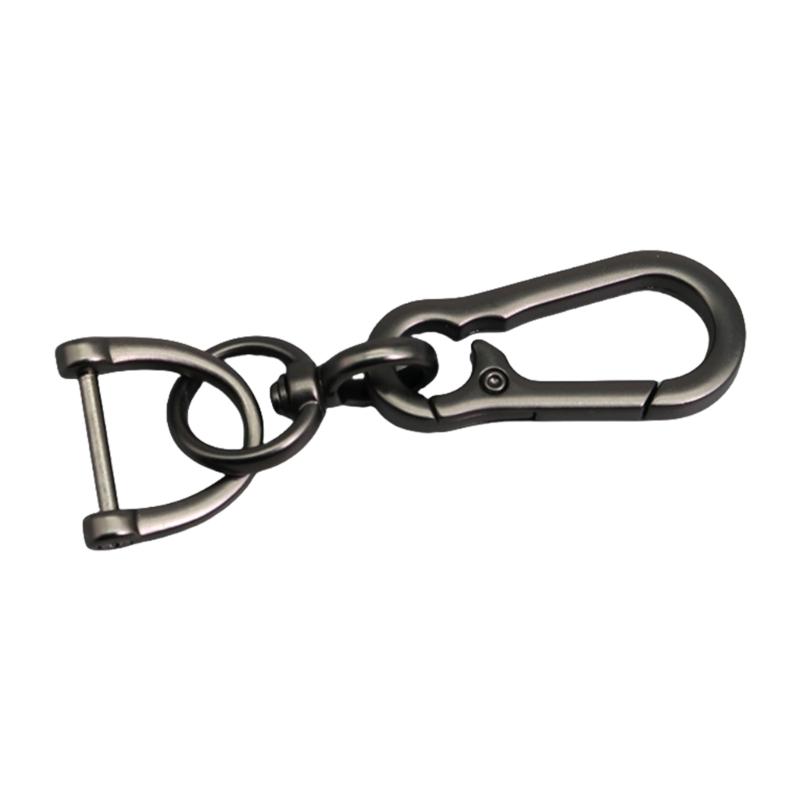Practical Carabiner Hook Keychain With Swivel and Screwdriver Key Holder Accessory for Bags Handbags Business Use