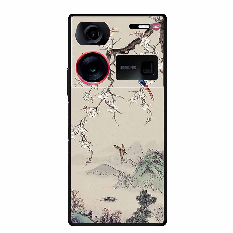 3D Emboss Case For ZTE Nubia Z60 Ultra Phone Case Flowers Soft Silicone Coque For Nubia Z60 Ultra Back Cover Cases Z 60 Z60Ultra