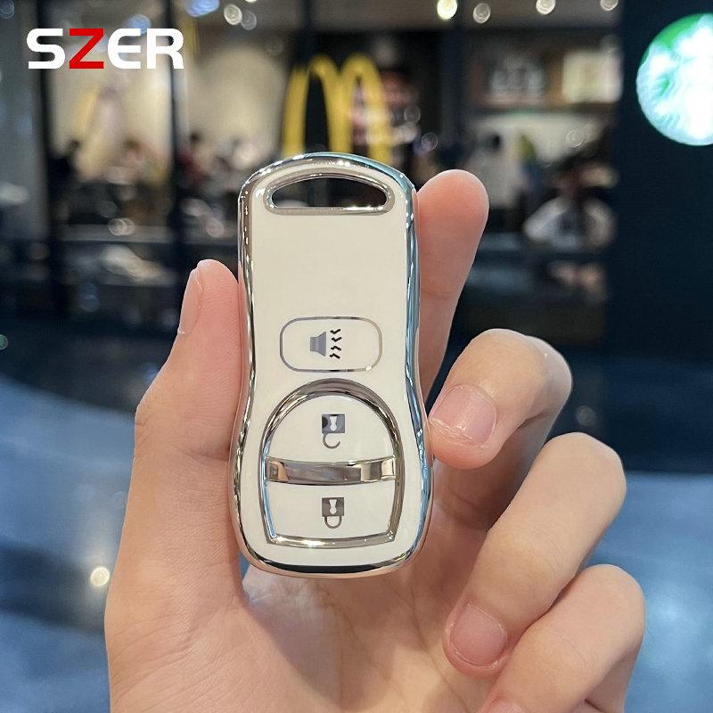 For Nissan Armada Tiida Frontier Sentra X-Trail T30 Altima Maxima For Infiniti Qx56 Ja60 Fx35 Fx 35 Soft Tpu Car Key Cover Case
