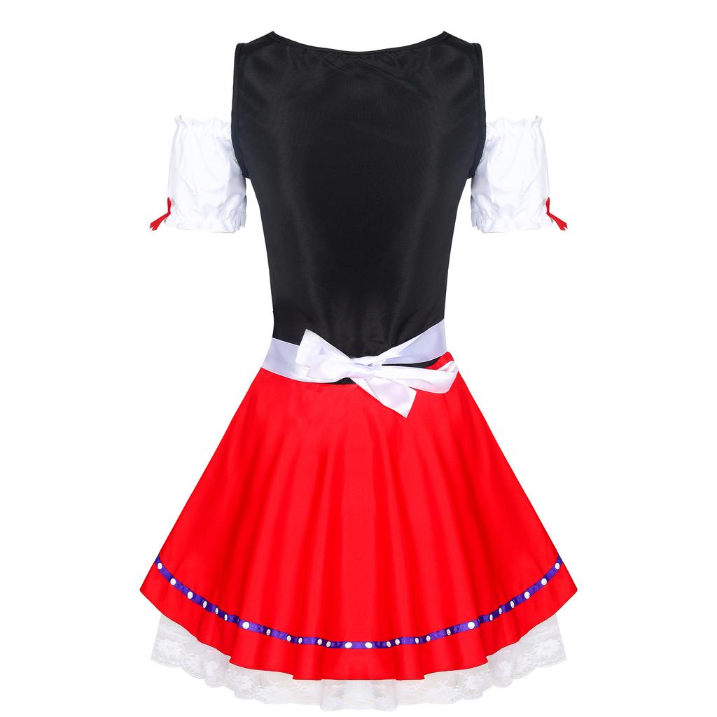 Oktoberfest costume, adult, ladies beer skirt copay Germany Bavarian maid uniform