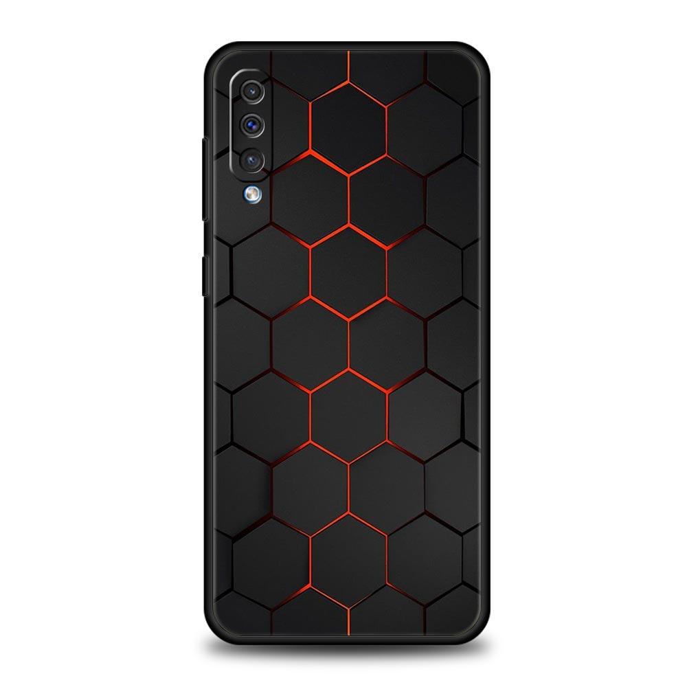Honeycomb Pattern Phone Case For Samsung A26 A36 A56 A54 A52 A50 A70 A40 A12 A14 A16 A22 A24 A42 A34 A32 5G A04s A06 5G Cover