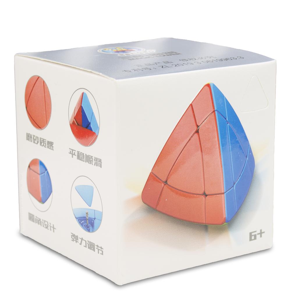 Shengsho cubo 3x3x3 disposizione torre magica cubo luminoso idea regalo natale
