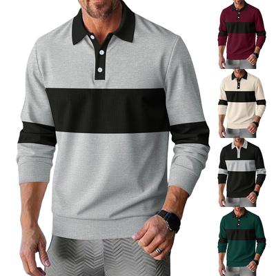 Men's  Leisure  Fashion  Monochrome  Shirt  Upper Garment