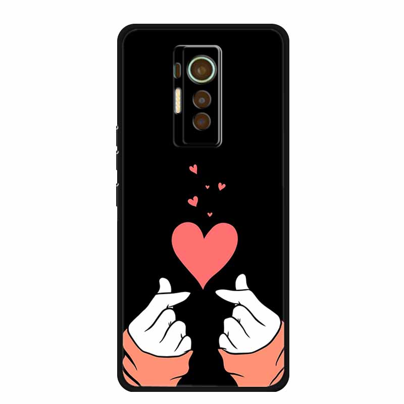 For Tecno Phantom X 2021 Case Luxury TPU Silicone Soft Cover Phone Cases for PhantomX 2021 AC8 Protection Cartoon Bumper Etui