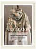 2023 Women's Winter Imitation Cashmere Scarf - Korean Style Cashew Pattern Warm Shawl and Neck Warmer