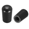 Uxcell 1pc Guitar Toggle Switch Tip Brass Screw Type Toggle Pickup Switch Knob Tip Replacement Part for LP Electric Guitar Black 3-Way M3.5