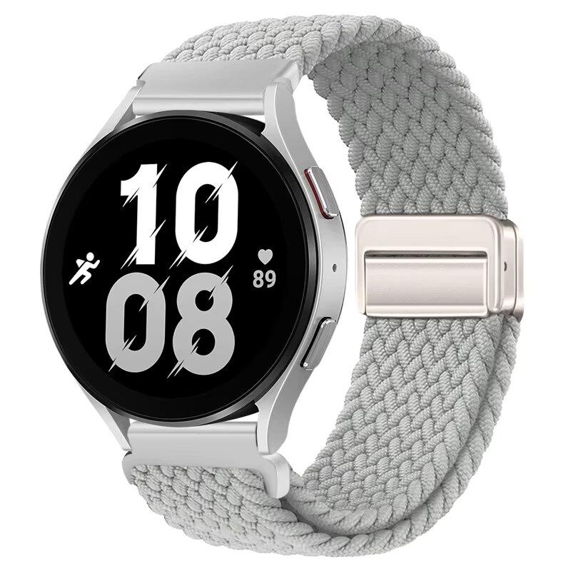 Weaves Nylon Loop Strap For Samsung Galaxy Watch8 40 44mm Magnetic Wristband For Galaxy Watch 8 Classic 46mm Band Sport Bracelet
