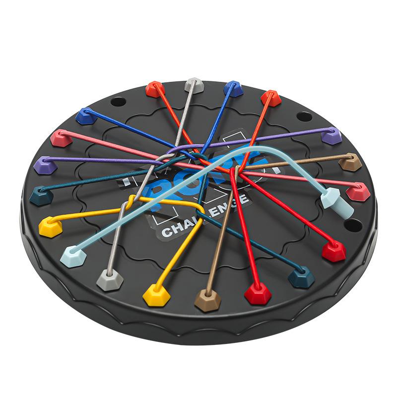 Unknotting Challenge: Children's Educational Tabletop Game for Logical Thinking & Parent-Child Interaction.