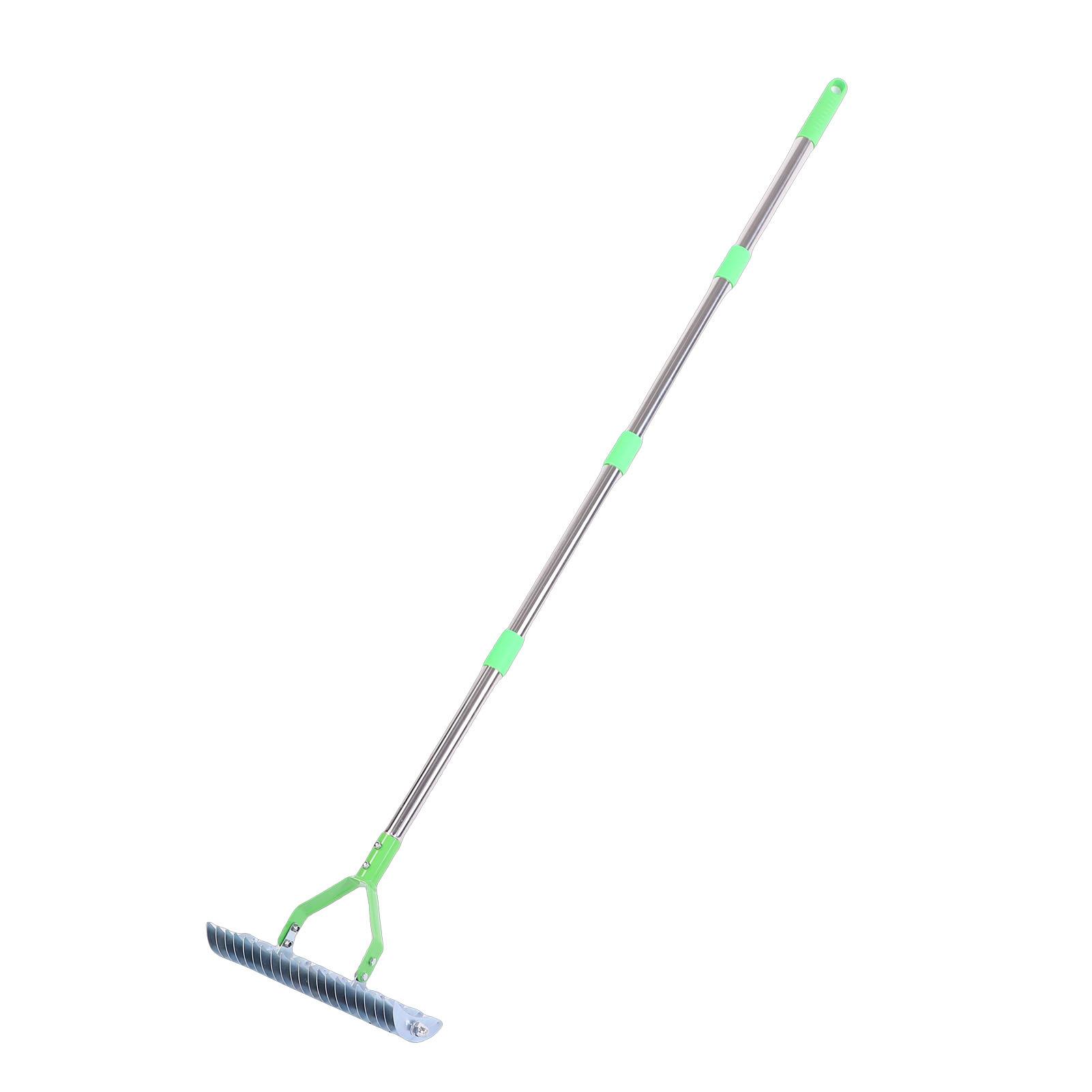 Moshark Houtschraper Heavy Duty Stalen Tanden Onkruidharken voor Tuin Gazon Dood Gras Verwijderen Bodem Losmaken groen