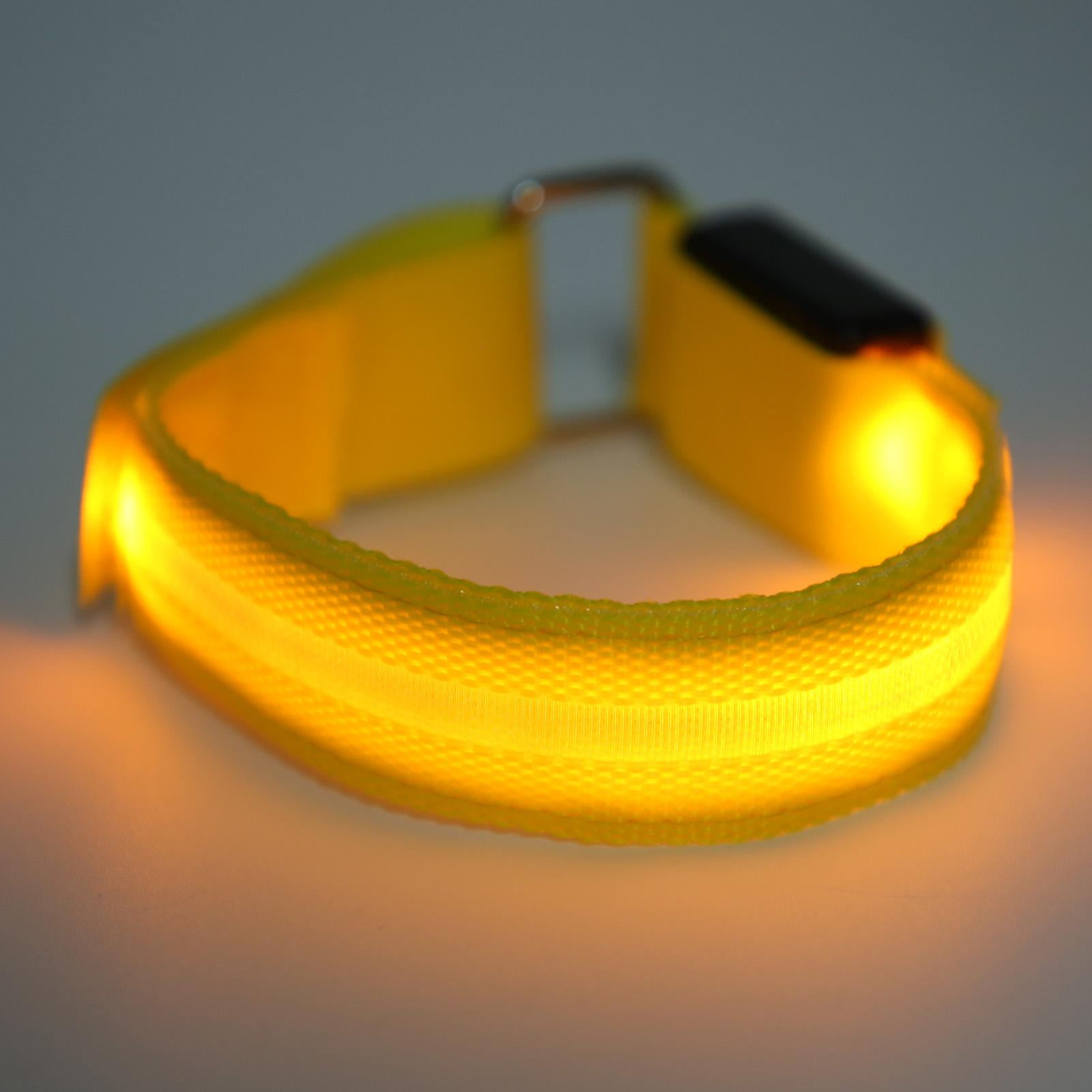 Outdoor Running LED Armband   Flashing Wristband Cycling Light up Bracelet