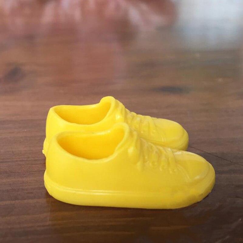 9pairs/lot Sneakers Shoes For Blythe Doll Colorful Doll Shoes For Licca Doll Shoes For Momoko 1/6 Dolls Accessories Kids Toy