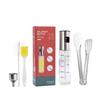 ZISIZ Oil Sprayer Bottle & BBQ Tongs Set