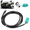 AUX Input Adapter Cable 3.5mm Jack Audio Cord Fit for Renault Clio Megane Kangoo Espace Twingo