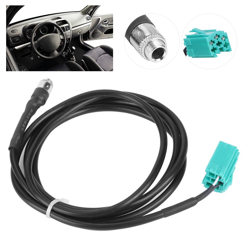 AUX Input Adapter Cable 3.5mm Jack Audio Cord Fit for Renault Clio Megane Kangoo Espace Twingo