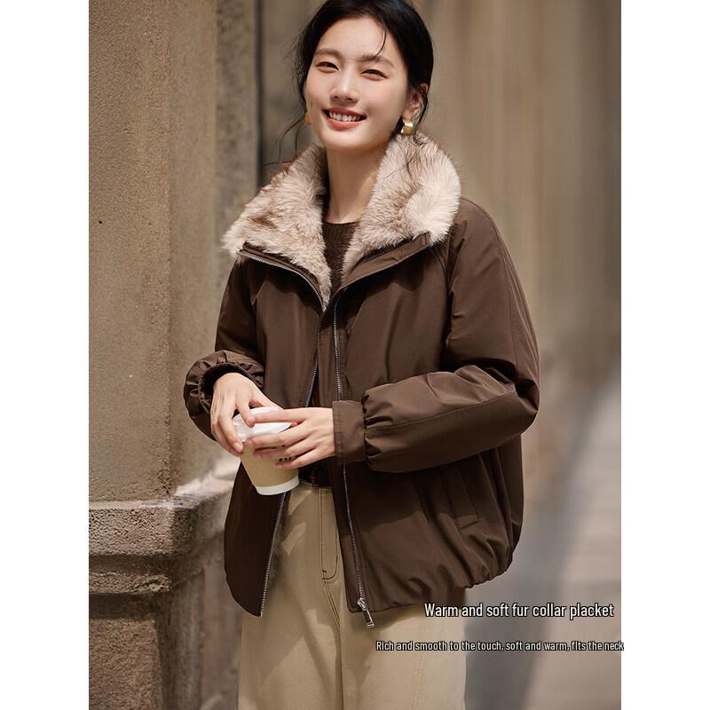 Women's Faux Fur Trimmed Padded Parka Jacket