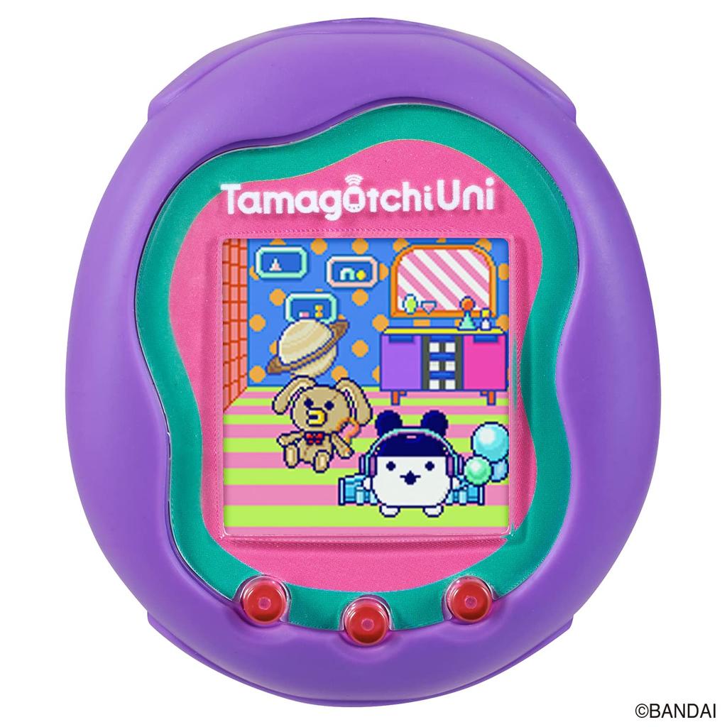 BANDAI Tamagotchi Uni Purple with Amazon limited sticker Toy Awards 2023 Communication Toy Category Grand Nikkei Excellent Products and Services MJ