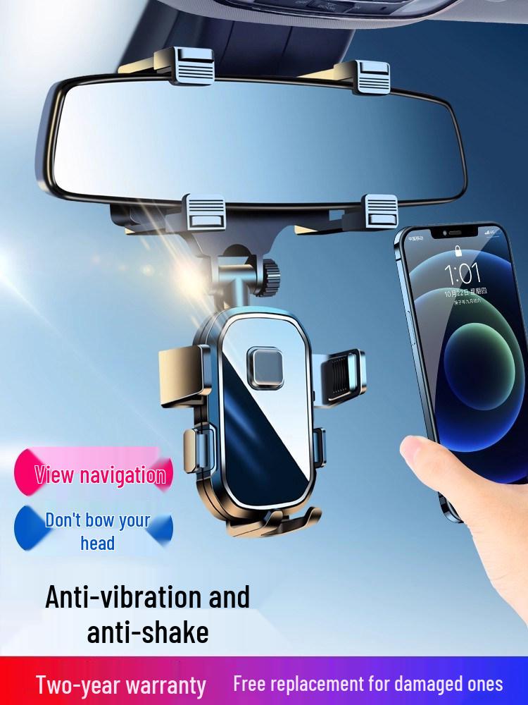 2025 AR Navigation Phone Mount & Rearview Mirror Recorder Clip