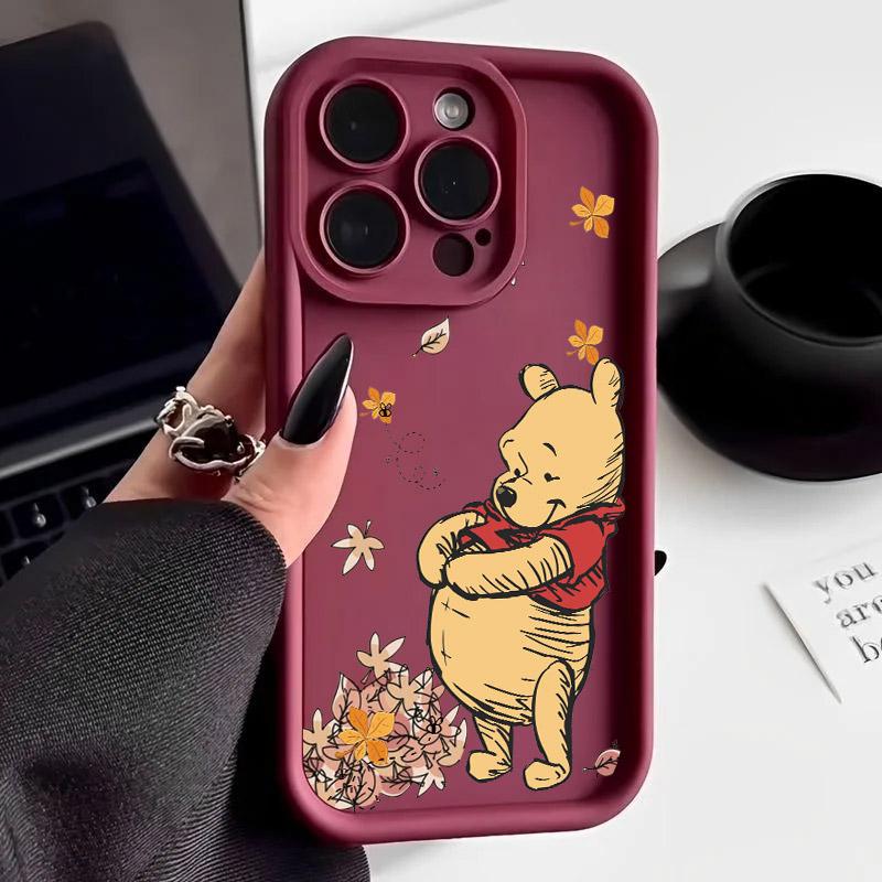 Winnie The Pooh Winnies Eeyore Phone Case For iPhone 17E 11 12 13 14 15 16 17 Pro Max Fundas 17 Air Plus 16e 13 Mini Back Cover