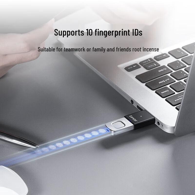 Lexar F35 Pro Fingerprint Encrypted USB 3.2 Flash Drive