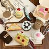Cute Plush Cupcake Coffee Dessert Phone Chain Lanyard Charm Strap Cake Keychain Pendant Car Key Decor For IPhone For Samsung