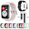 Silicone Sport Watch Band Strap Soft Breathable Wrist Band Replacement Compatible for HUAWEI Watch FIT