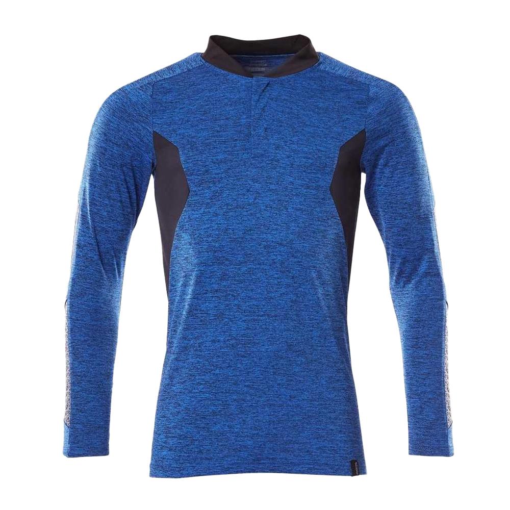 Mascot Mens Accelerate Flecked Coolmax Long-Sleeved Polo Shirt