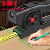 Rechargeable Laser Tape Measure 3-in-1 Electric Measuring Tool Laser Level  Construction