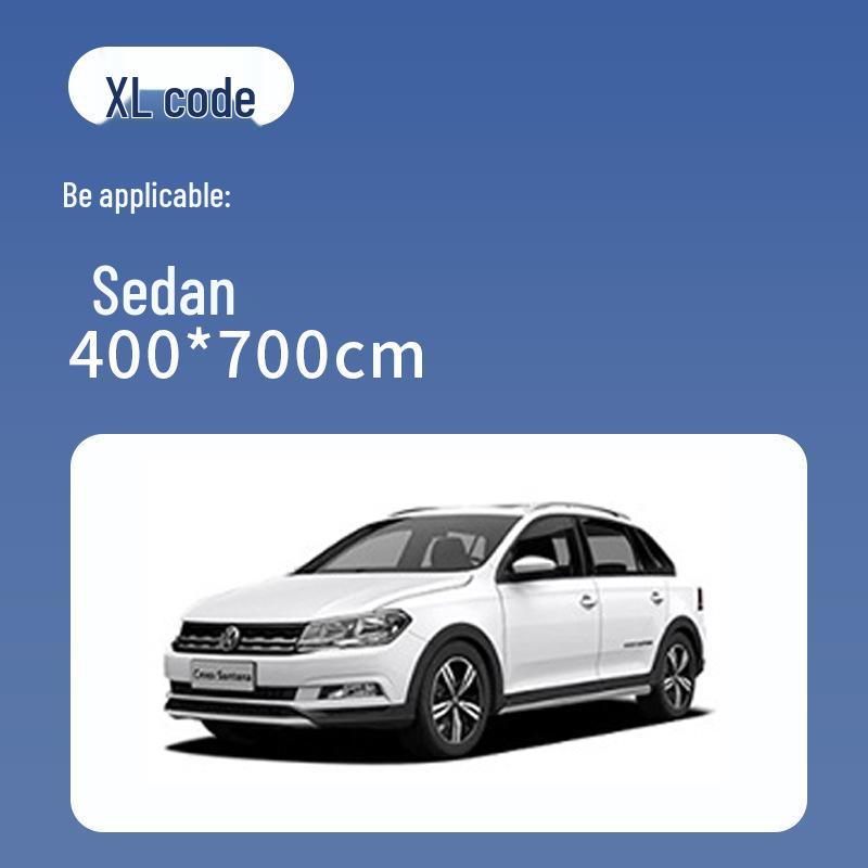 Thickened Disposable Rainproof Car Cover - Transparent Protective Film for Maintenance