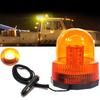 Rotating Yellow Warning Compatible with Magnetic Type Slow Fast 3 Types of 3m Cord LED Strobe Emergency for 40 Rotating Warning Emergency Work LED